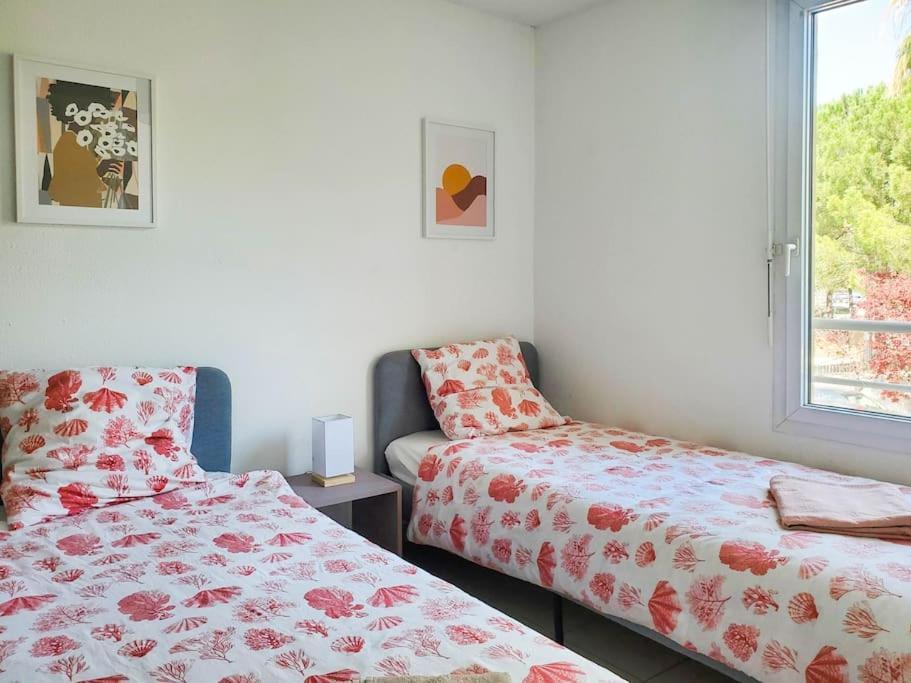 *Le Carpe Diem, Appartement 2 Chambres, Piscine, 2 Parking, Clim* Montpellier Esterno foto
