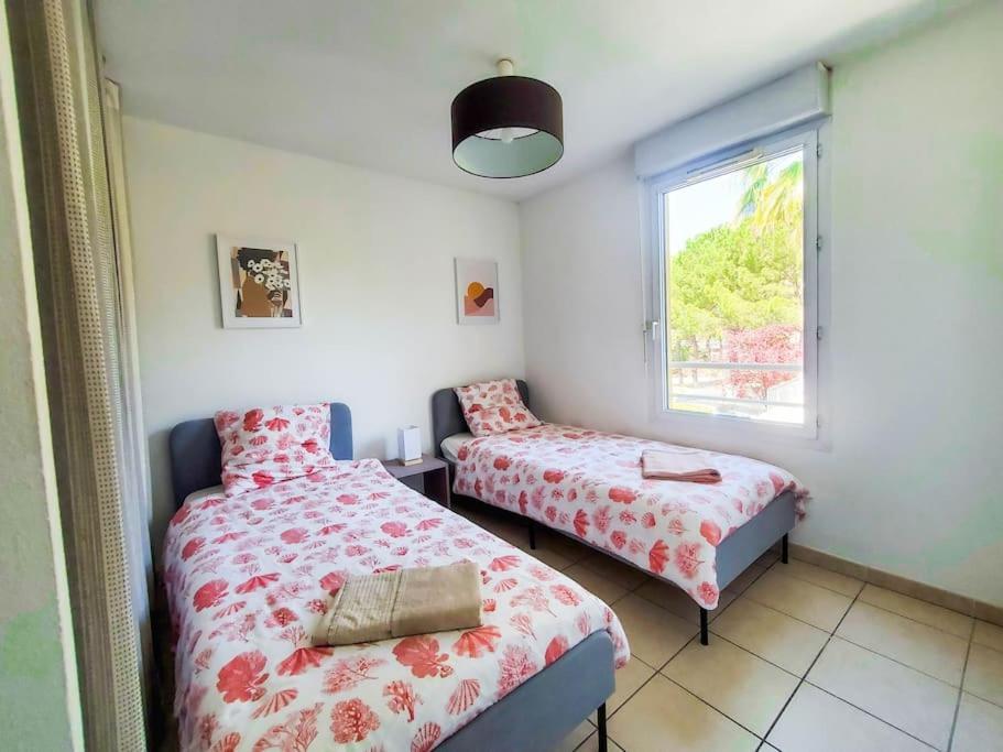 *Le Carpe Diem, Appartement 2 Chambres, Piscine, 2 Parking, Clim* Montpellier Esterno foto